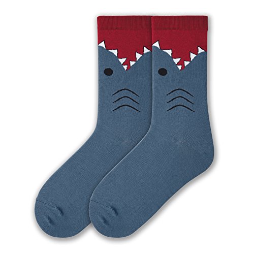 Image of K. Bell womens Funny Animal Crew Socks - 1 Pairs - Cool & Cute Wordplay Novelty Gifts