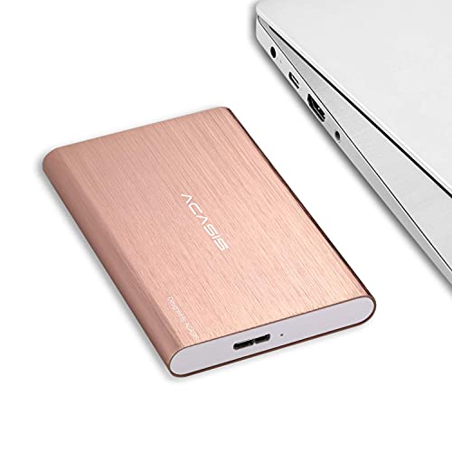 Acasis Usb3.0 2.5" Portable External Hard Drive 500Gb Hard Drive For Pc,Laptop,Mac,Ps4, Xbox One (500Gb, Gold) #TOP3