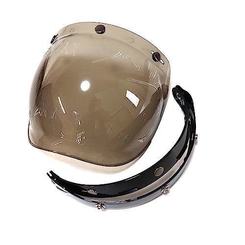 Amazon | バイク ヘルメット ジェットヘルメット シールド 【バブル