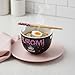 Silver Buffalo Sanrio Hello Kitty and Friends Kuromi Ceramic Ramen Noodle Rice Bowl with Chopsticks, Microwave Safe, 20 Ounces