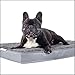 Dogoo® – Cuccia per cani L | 435 gm2 Fluffy tessuto per cani di taglia media 90 x 70 cm | Cuscino ortopedico per cani, buona articolazione | lavabile, grigio | taglia M-XL | Materasso per cani