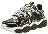 Vegano aprobado por PETA Buffalo Oarbis Hike, Zapatillas Mujer, Negro Blanco, 39 EU