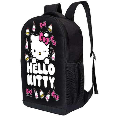 Sanrio Hello Kitty Backpack Shoulder Bag for Girls, Boys, Adults - Cute 18" Inch Hello Kitty Kids Backpack for School (Hello Kitty Dessert)2