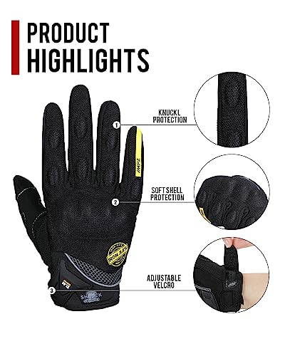 Borleni Motorcycle Riding Gloves Touch Screen Full Finger Gloves Motocross Road Racing Bike Outdoor Sports Gloves For Women Men #TOP2