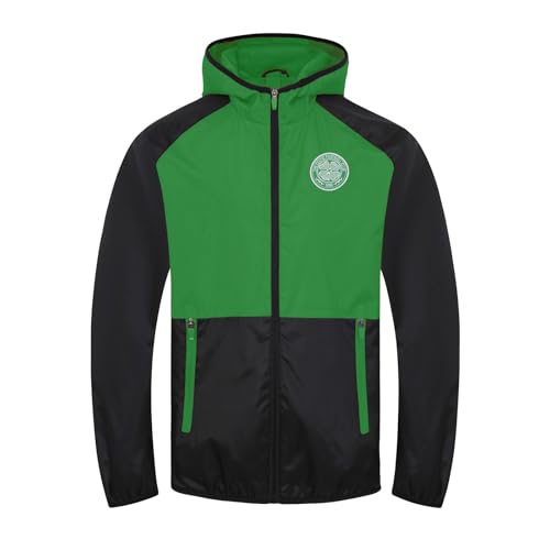 Celtic FC Official Soccer Gift Boys Kids Shower Jacket Windbreaker