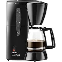 Melitta Single 5 – kleine Filterkaffeemaschine mit Glaskanne, für bis zu 5 Tassen Kaffee, in Schwarz – Ansicht 2