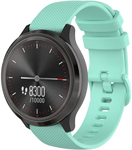 Chainfo kompatibel mit Withings Move ECG / Steel HR 36mm / ScanWatch 38mm / Activité Steel / Move Armband, Silikon Uhrenarmband Sportarmband NO221112 (18mm, Pattern 2) Cover