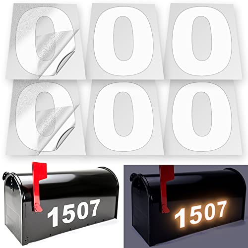 iSYFIX numéro vinyl réfléchissant 0 - 6 pcs 3 po autocollant