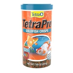 Tetra 77077 TetraPRO Goldfish Crisps for Fishes, 7.9 Ounce