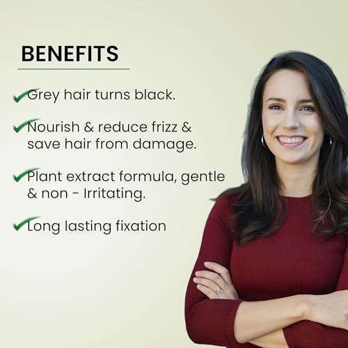 Image of PROADS Black Hair Color Gel with Fruit Vinegar, 10-Min Quick Hair Dye for Men & Women, Dermatologically Tested, Long-Lasting, Natural Look, No Drip, Mess-Free Gel Hair Color (500mlX2)