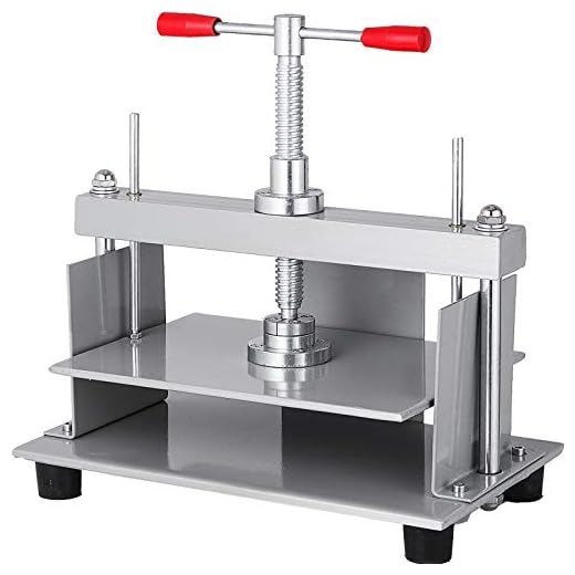 VEVOR Manual Paper Press Machine 12X8.6" for A4 Sized Papers Flatting Machine 10cm Thickness Steel Frame Manual Flat Paper Press Machine Papermaking Book Press