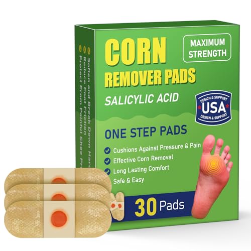 WABRINY Maximum Strength Corn Removers Pads for Feet and Toes, at Home Fast Effective Foot Corn