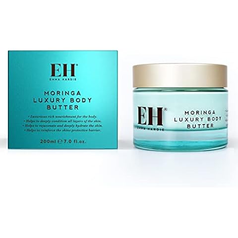 Emma Hardie Moringa Luxury Body Butter 200ml - Luxurious Nourishment for the body. Deeply Condition, Hydrate & Rejuvenate the Skin. Reinforce the Skin's Protective Barrier Cover