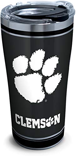 Tervis Triple Walled Clemson University Tigers Insulated Tumbler Cup Keeps Drinks Cold & Hot, 17oz Water Bottle, Tradition