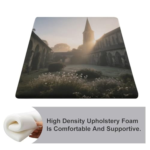 Cojín de asiento para silla de monasterio con acabado premium luz matutina 4