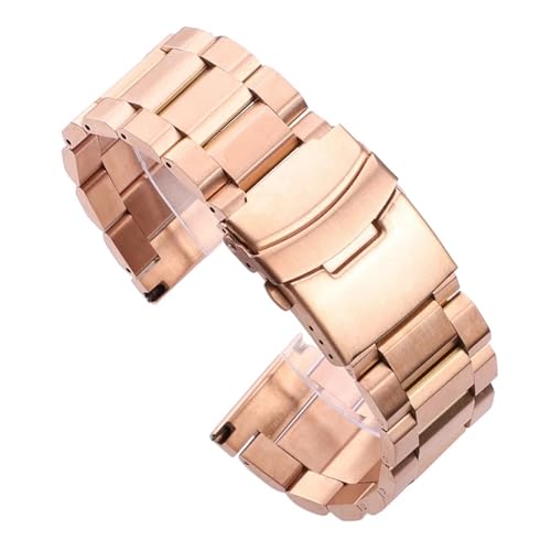 Bracelet montre homme acier noir 22mm pour le style au quotidien