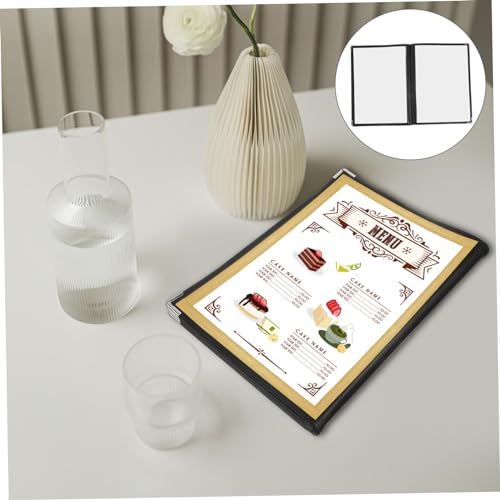 Protège-menus résistant et facile à nettoyer pour les brasseries
