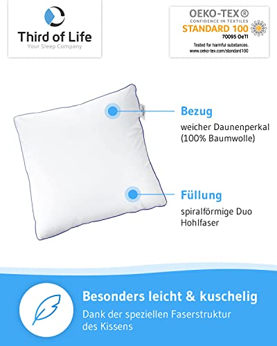Kopfkissen 80x80 inSPIRO | Gewinner des Innovationspreis Ergonomie 2022 | Bestes ergonomisches Schlafkissen | Geeignet… – Bild 5