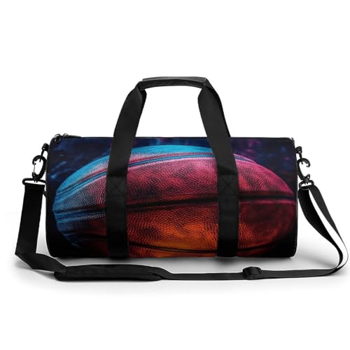 Sac de bagage de sport imprimé basket-ball et sac de gym de week-end élégant