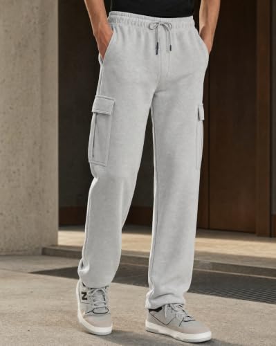 Image of Nobero Joggers for Men | Oversized Fit | Elasticated Waist with Drawcord | Soft & Breathable Fabric | Loose Track Pants | Casual & Streetwear