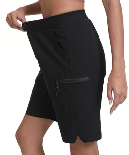 Women's Hiking Cargo Shorts Quick Dry Lightweight Shorts for Travel Athletic2