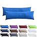 Produktbild NatureMark 2er Pack Jersey Kissenbezug Kissenhülle Kissenbezüge Seitenschläferkissen Nackenkissen viele Größen und Farben ÖKO-TEX (40 x 145 cm (Seitenschläfer/Stillkissenbezug), Royal blau)