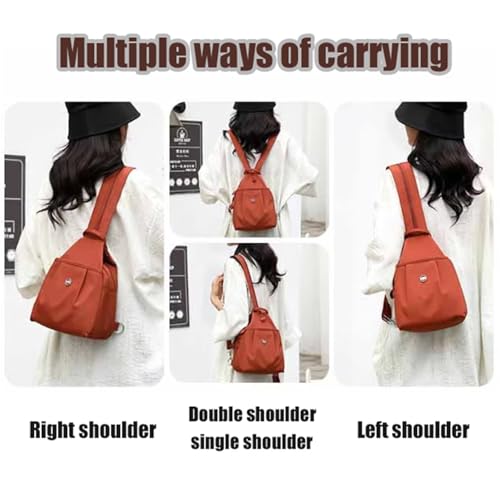 Waterproof 2-Way Commuter Bag Women Convertible Travel Bag Oxford Large Capacity Convertible Shoulder Bags Travel Tote2