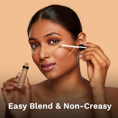 Image of Pilgrim Full Coverage Dream Matte Liquid Concealer 7.3ml | Concealer for Dark Circles with Australian Kakadu Plum & Hyaluronic Acid | Crease resistance & Lightweight | All Day Coverage | Shade Almond
