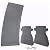 Arcadia Garden Products BE02 Fiberclay Garden, Outdoor Bench, Patio Seating for Front Porch Park Outside Furniture Decor, Gray