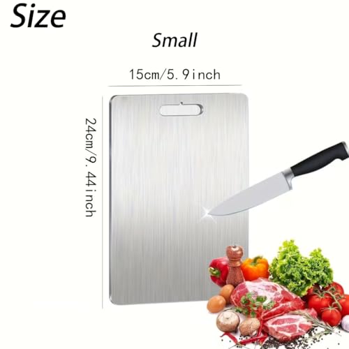 Tabla de cortar doble faz antiadherente con mango miniatura 2