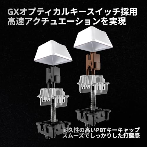 Logicool G G PRO X 60 LIGHTSPEED ワイヤレス ミニ ゲーミングキーボード G-PKB-60-001LNWH の商品画像 2