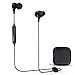 【2019 Update】 Active Noise Cancelling Bluetooth Headphone, Meidong HE8B Wireless Earbuds in-Ear Buds Stereo Sports Earphones with Built-in Mic(ANC/Denoising Mode 15h/OTG Magnetic Charging/Hard Case)