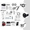 JAYGOVAN 49cc Bicycle Bike Engine Kit 4-Stroke Gas Petrol Motorized Bicycle Kit, Single Cylinder Gas Petrol Motorized Bike Engine Motor Kit Belt Drive Bike Bicycle Scooter for 26" Bikes (Belt Style) #4