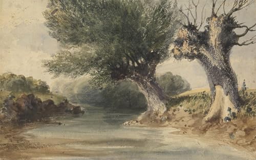 Toile sur le Colne Middlesex par Preston Neale pour sublimer l'ambiance de votre grand bureau