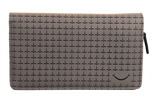 Image of Sukeshcraft Multiple Cheque Book Holder | Original PU Holds Upto 8 Cheque Books, BabyGrey