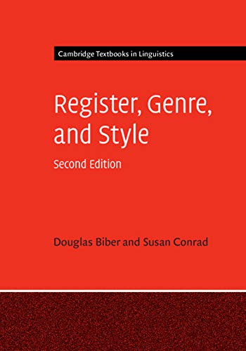 Register, Genre, and Style (Cambridge Textbooks in Linguistics)