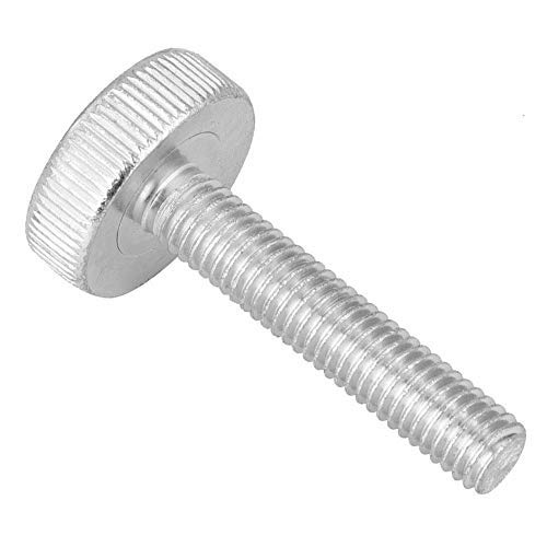 10pcs M8 Thumb Screws Zinc Plated Carbon Steel Flat Knurled Head Bolts