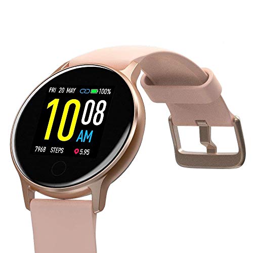 Smartwatch Umidigi Uwatch 2S - Rose Gold (Rosa) - Versão Português, Monitor de frequência cardíaca,