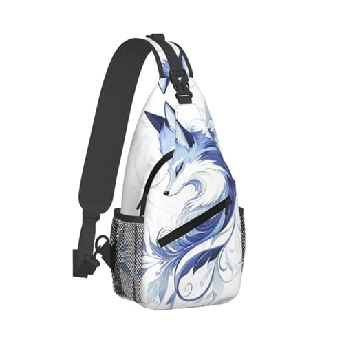 Image of Crossbody Bag Elegant-Fox Sling Bag Backpack Chest Bags Shoulder Bag for Women Men