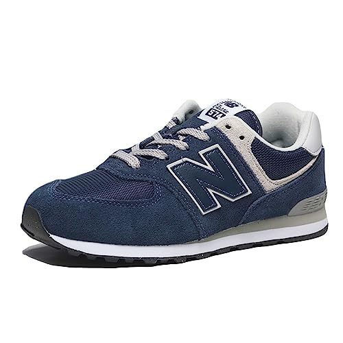 New Balance Jungen 574 Sneaker, Navy Dark, 38.5 EU