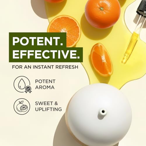 Image of 100% Pure Orange Essential Oil - 4 Fl Oz - Orange Oil for Hair, Skin, Diffuser, Aromatherapy & DIY Candle Making Scent