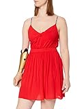 Tommy Jeans TJW Essential Strap Dress Vestido, Carmesí Profundo, S para Mujer