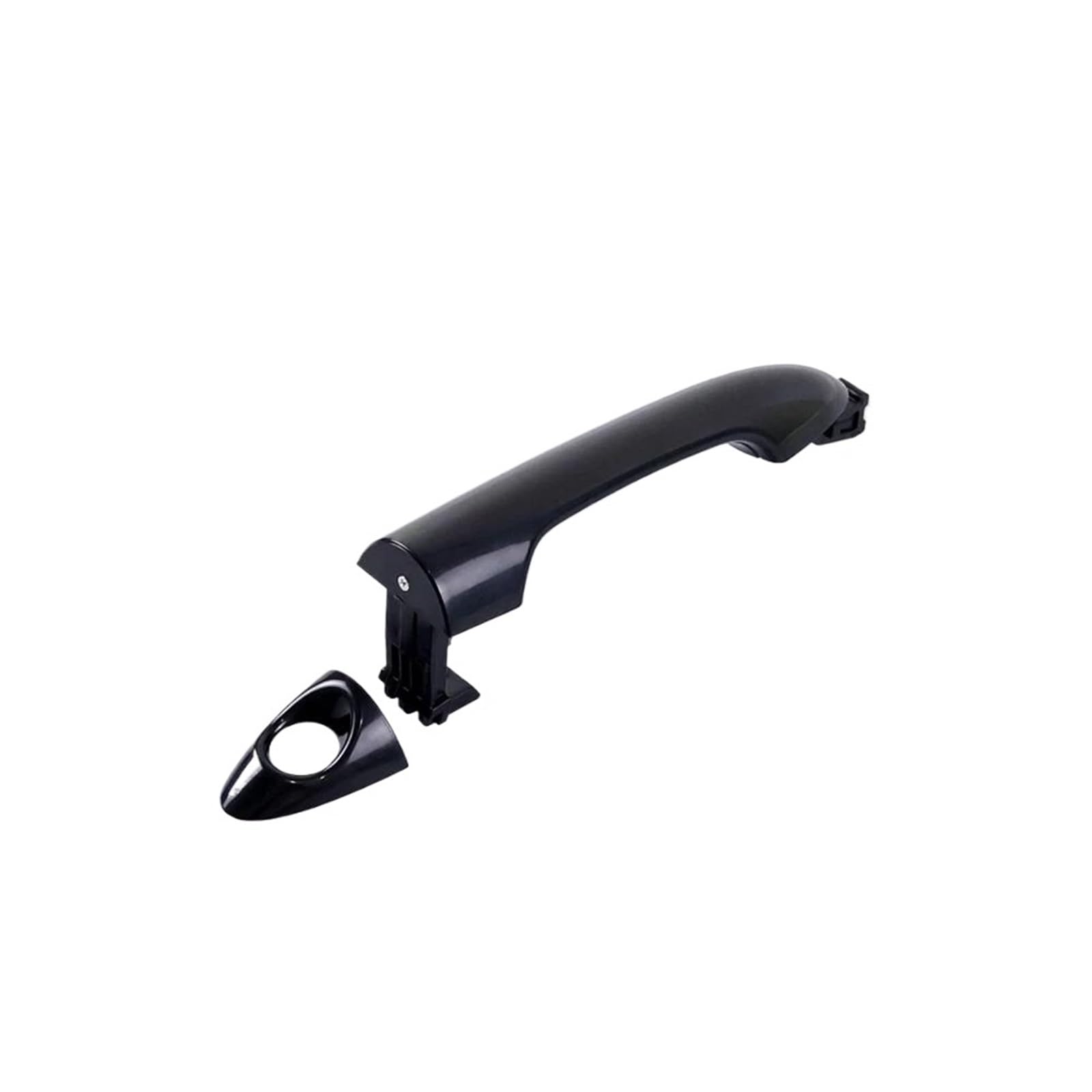 Hrqctim Right Have Hole Black Front Door Rear Door Outer Handle For Kia For Picanto 2018-2022(Right Have Hole)