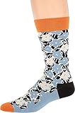 Happy Socks Andy Warhol Flower Sock Blue Multi 9-11