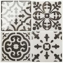 SMART TILES Peel and Stick Backsplash - 5 Sheets of 9" x 9" - 3D Adhesive Peel and Stick Tile Backsplash for Kitchen, Bathroom, Wall Tile