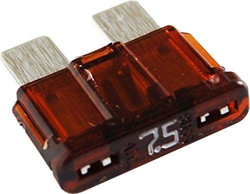 Pack de 100 unités minifusibles à lame avec codes de couleurs selon intensité de 7.5 A Electro DH 06.185/7.5 8430552005765