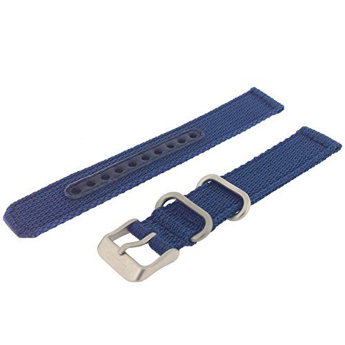 Buy Seiko Original Nylon Blue Watch Band 18 millimeters- Model
