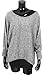 Emma & Giovanni - Pullover - Top - Mujer (M-L, Gris)
