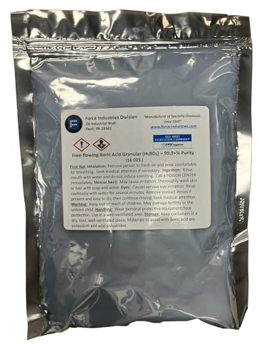 Free-Flowing Boric Acid Granular 8 oz