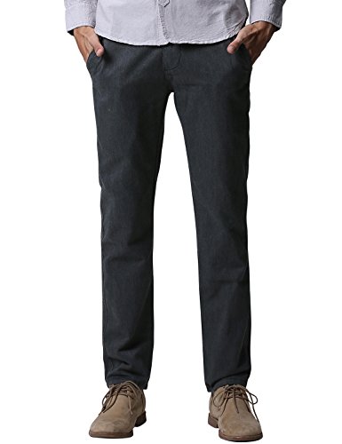 Image of Match Mens Regular-Fit Casual Flat Front Chino Pants